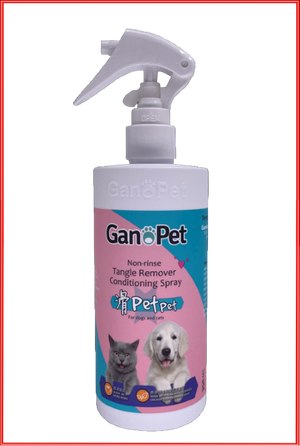 [3折優惠] 寵物免沖洗順毛液 (滑Pet Pet) (Non-rinse Tangle Remover Conditioning Spray) 350ml [有效期 2024.06]